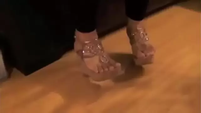 Armenian girl shows off her legs